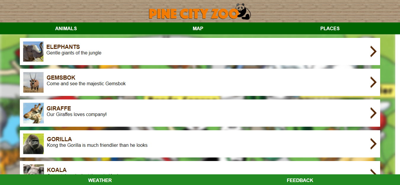 Screenshot of Website 2